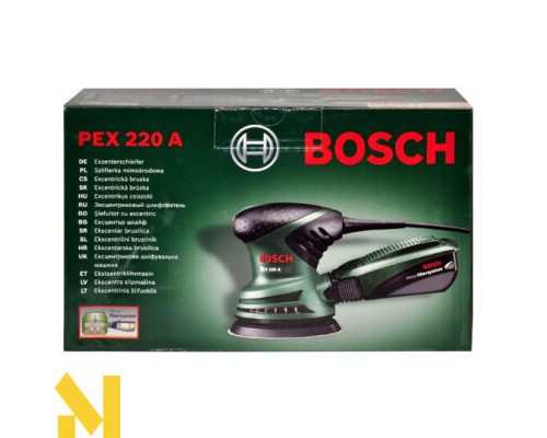 Шліфмашина ексцентрикова Bosch PEX 220 A
