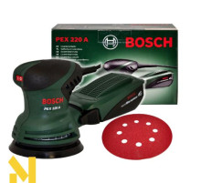 Шліфмашина ексцентрикова Bosch PEX 220 A