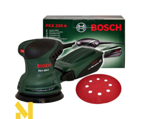 Шліфмашина ексцентрикова Bosch PEX 220 A