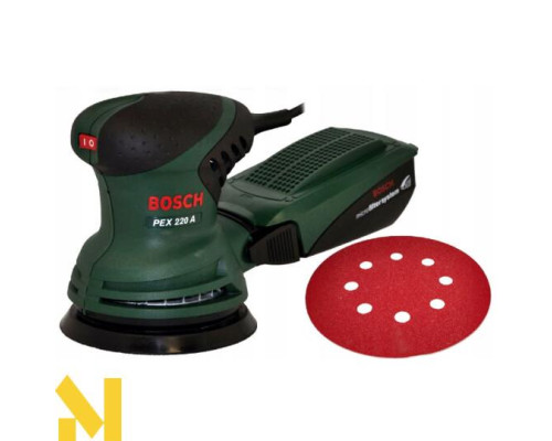 Шліфмашина ексцентрикова Bosch PEX 220 A