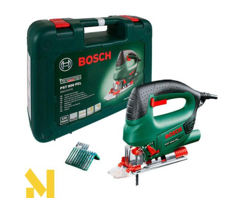 Лобзик електричний Bosch PST 800 PEL Compact + 10 пилок