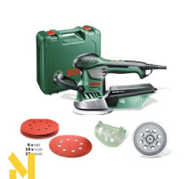 Шліфмашина ексцентрикова Bosch PEX 400 AE + підошва і комплект листів