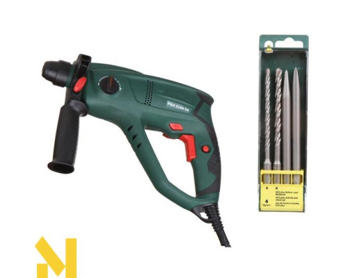 Перфоратор Bosch PBH 2100 RE + 2 свердла, 2 зубила