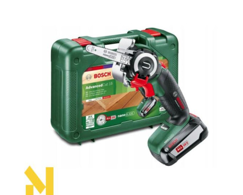 Міні-пила акумуляторна Bosch AdvancedCut 18
