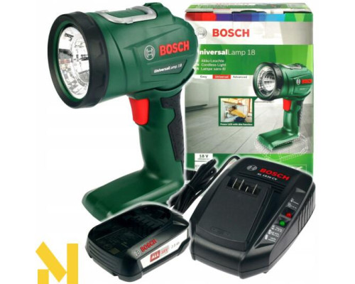 Ліхтар акумуляторний Bosch UniversalLamp 18 (1x2,5 Аг + ЗП)