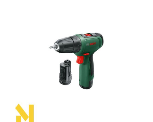 Дриль-шурупокрут акумуляторний Bosch EasyDrill 1200 (2 АКБ + набір свердел)