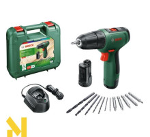 Дриль-шурупокрут акумуляторний Bosch EasyDrill 1200 (2 АКБ + набір свердел)