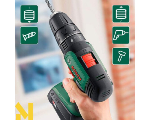Дриль-шуруповерт ударний акумуляторний Bosch Universal Impact 18V (06039D4102)