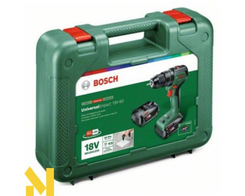 Дриль-шуруповерт акумуляторний Bosch UniversalImpact 18V-60