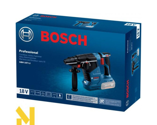 Перфоратор акумуляторний Bosch GBH 187-LI (без АКБ та ЗП)