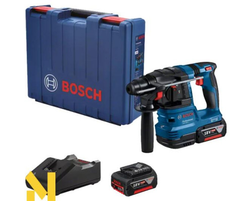 Перфоратор акумуляторний Bosch Professional GBH 185-LI (2 АКБ 4Аг + ЗП + Валіза)