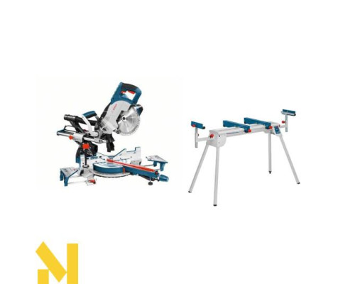Пила торцювальна Bosch GCM 8 SJL + робочий стіл GTA 2600