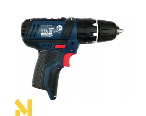 Акумуляторний ударний дриль-шуруповерт Bosch GSB 12V-15 + набор біт і сверл 39 шт + сумка