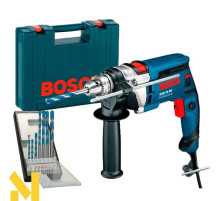 Дриль ударний Bosch GSB 16 RE БЗП + набір свердел 7 шт