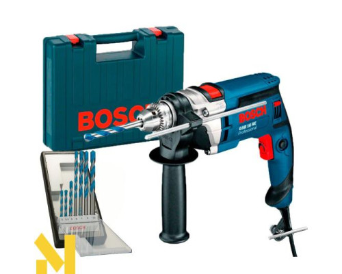 Дриль ударний Bosch GSB 16 RE БЗП + набір свердел 7 шт