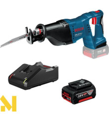 Пила шабельна акумуляторна Bosch GSA 18V-LI Professional + GBA 18 В 4,0 А*год + GAL 18V-40