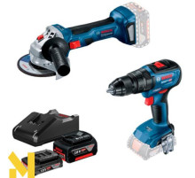 Набір інструментів акумуляторних Bosch GSR 18V-50 і GWS 180-LI Professional