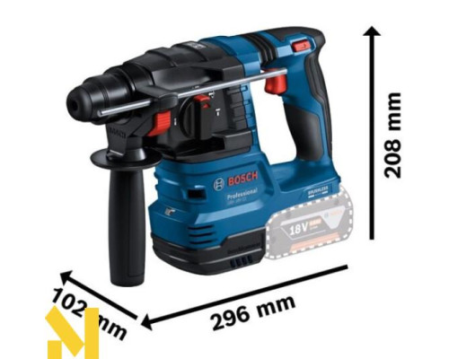 Набір інструментів акумуляторних Bosch Professional: GSR 18V-45 + GBH 18V-22 + GWS 18V-8