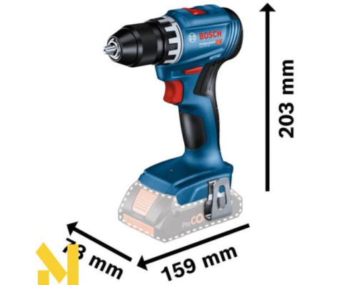 Набір інструментів акумуляторних Bosch Professional: GSR 18V-45 + GWS 18V-8