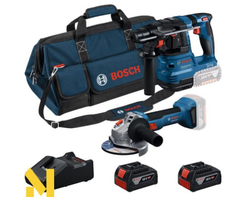 Набір інструментів акумуляторних Bosch Professional: GBH 18V-22 + GWS 18V-8