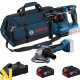 Набір інструментів акумуляторних Bosch Professional: GBH 18V-22 + GWS 18V-8