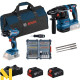 Набір інструментів акумуляторних Bosch Professional: GSR 18V-45 + GBH 18V-22 + Набір біт і бурів
