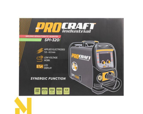 Зварювальний напівавтомат інверторний Procraft industrial SPI320 2026