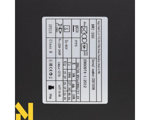 Зварювальний інвертор  Procraft Industrial RWI-350