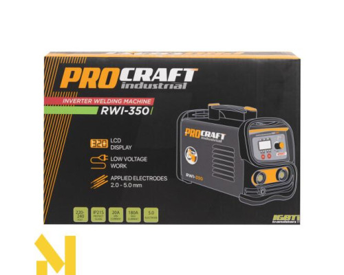 Зварювальний інвертор  Procraft Industrial RWI-350