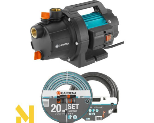 Насос поверхневий відцентровий Gardena 3000/4 Set