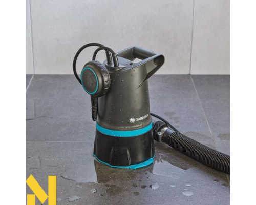 Насос дренажний Gardena 20000 Basic 2-в-1 для чистої/брудної води (09018-47)