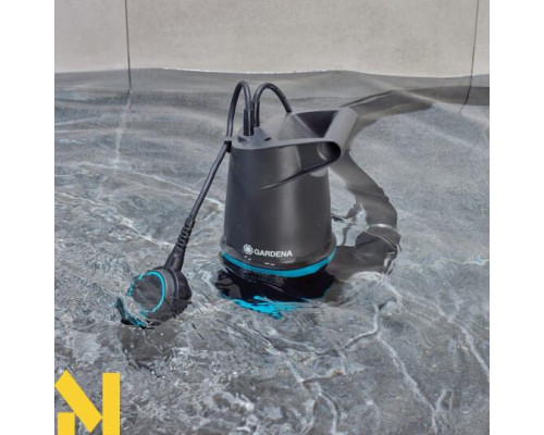 Насос дренажний Gardena 20000 Basic 2-в-1 для чистої/брудної води (09018-47)