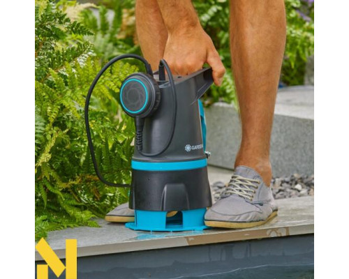 Насос дренажний Gardena 20000 Basic 2-в-1 для чистої/брудної води (09018-47)