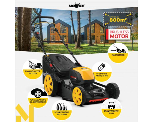 Газонокосарка акумуляторна Mowox EM 5140 SX