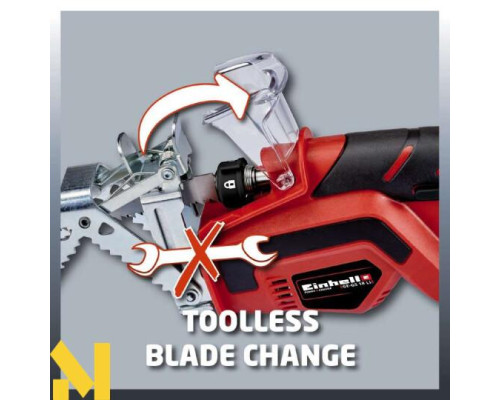 Пила шабельна акумуляторна Einhell GE-GS 18 Li-solo + АКБ 2,5 A/г та ЗП