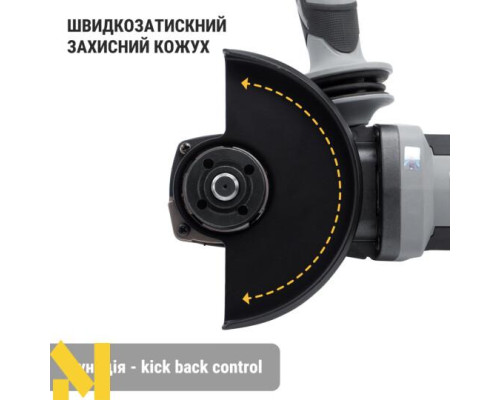 Болгарка (кутова шліфмашина) акумуляторна Procraft industrial AG125С (без АКБ та ЗП)