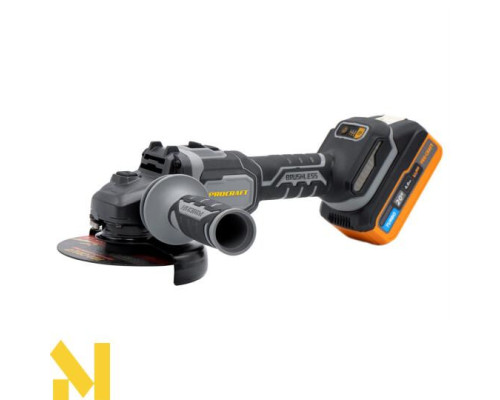 Болгарка (кутова шліфмашина) акумуляторна Procraft industrial AG125B