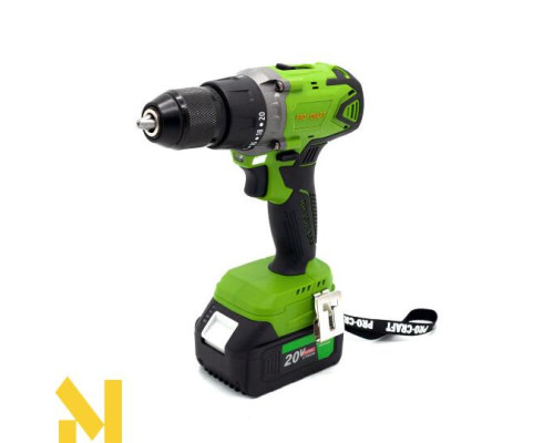 Шуруповерт акумуляторний Procraft Industrial PA18BL Extra (комплект з 2 АКБ та ЗП)