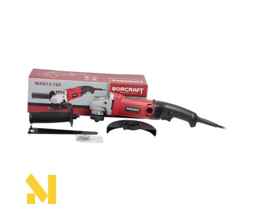 Болгарка (кутова шліфмашина) Worcraft WAG13-125