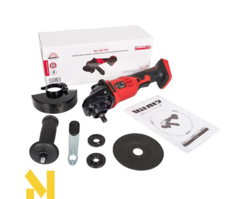 Болгарка (кутова шліфмашина) акумуляторна Vitals Master ALs 18115P SmartLine (без АКБ та ЗП)