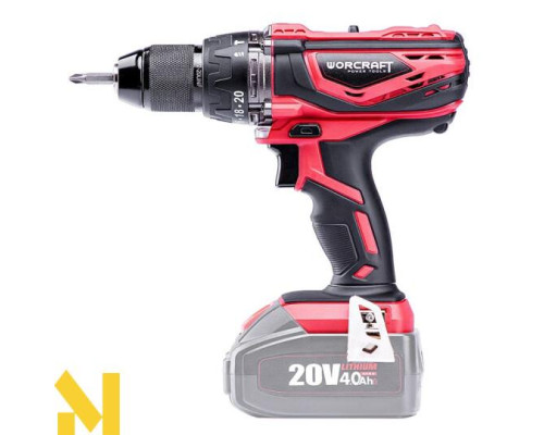 Акумуляторний дриль-шуруповерт Worcraft CHD-S20Li