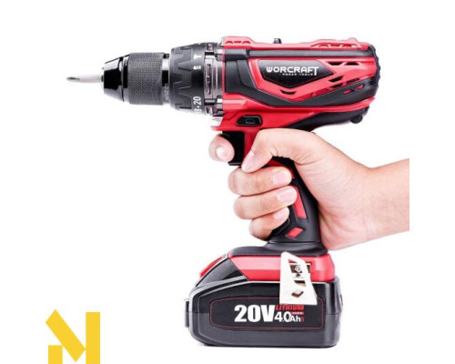 Акумуляторний дриль-шуруповерт Worcraft CHD-S20Li