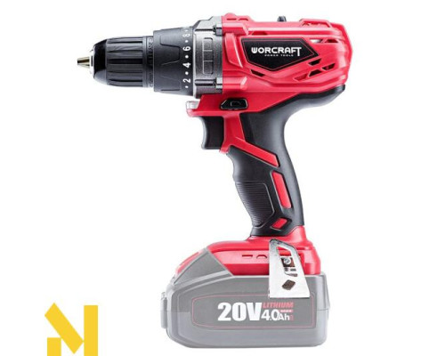 Акумуляторний дриль-шуруповерт Worcraft CD-S20LiE