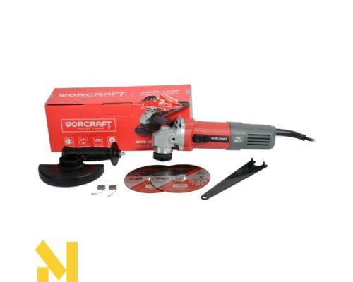 Болгарка (кутова шліфмашина) Worcraft AG08-125P
