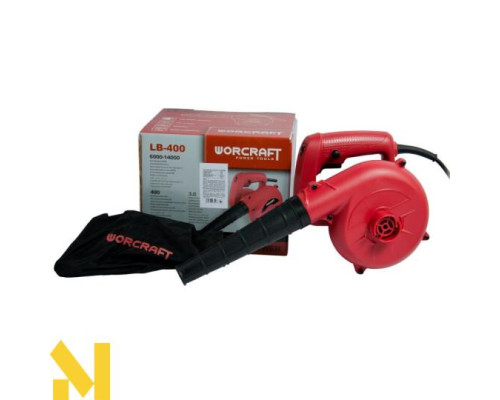Пилосос-повітродувка садова електрична Worcraft LB-400