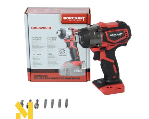 Гвинтоверт акумуляторний Worcraft CIS-S20LiB (без АКБ та ЗП)