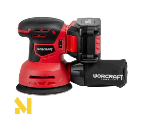 Шліфмашина ексцентрикова акумуляторна Worcraft CRS-S20Li (без АКБ и ЗП)
