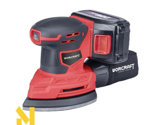 Шліфмашина дельтовидна акумуляторна Worcraft CPMS-S20Li (без АКБ та ЗП)