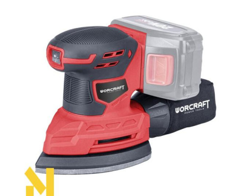 Шліфмашина дельтовидна акумуляторна Worcraft CPMS-S20Li (без АКБ та ЗП)