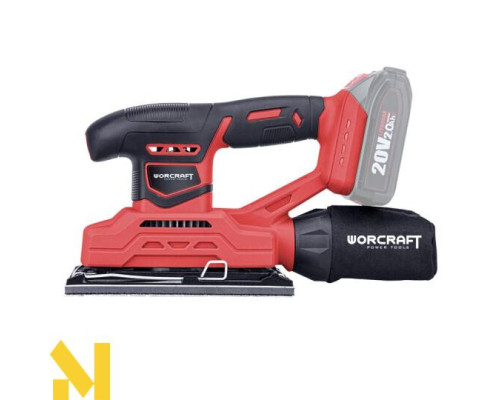 Шліфмашина вібраційна акумуляторна Worcraft CFS-S20Li (без АКБ та ЗП)